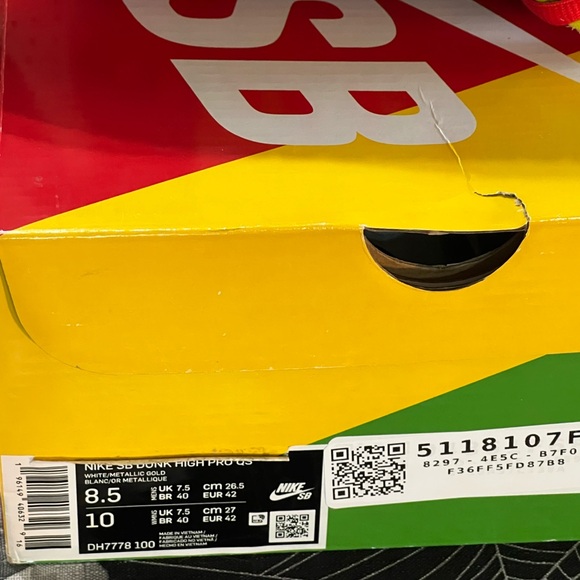DS 2022 NIKE x FROSKATE SB DUNK HIGH PRO QS ALL LOVE EDITION SNEAKERS MENS 8.5 - Picture 10 of 11